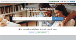 Desktop Screenshot of courrierdelouest-immo.com